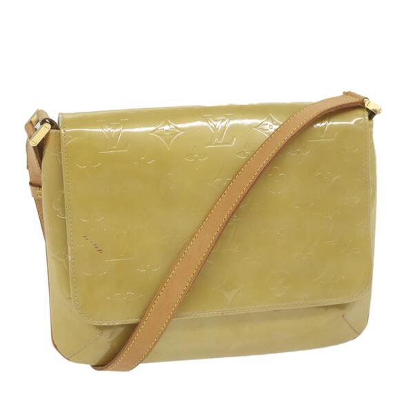 LOUIS VUITTON Monogram Vernis Thompson Street Bag Beige M91301 - Picture 1 of 16